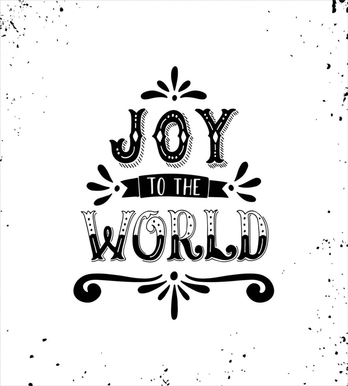 Joy to the World Words — Pattern