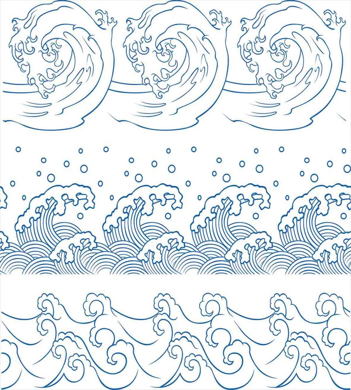 Japanese Kanagawa Wave — Pattern