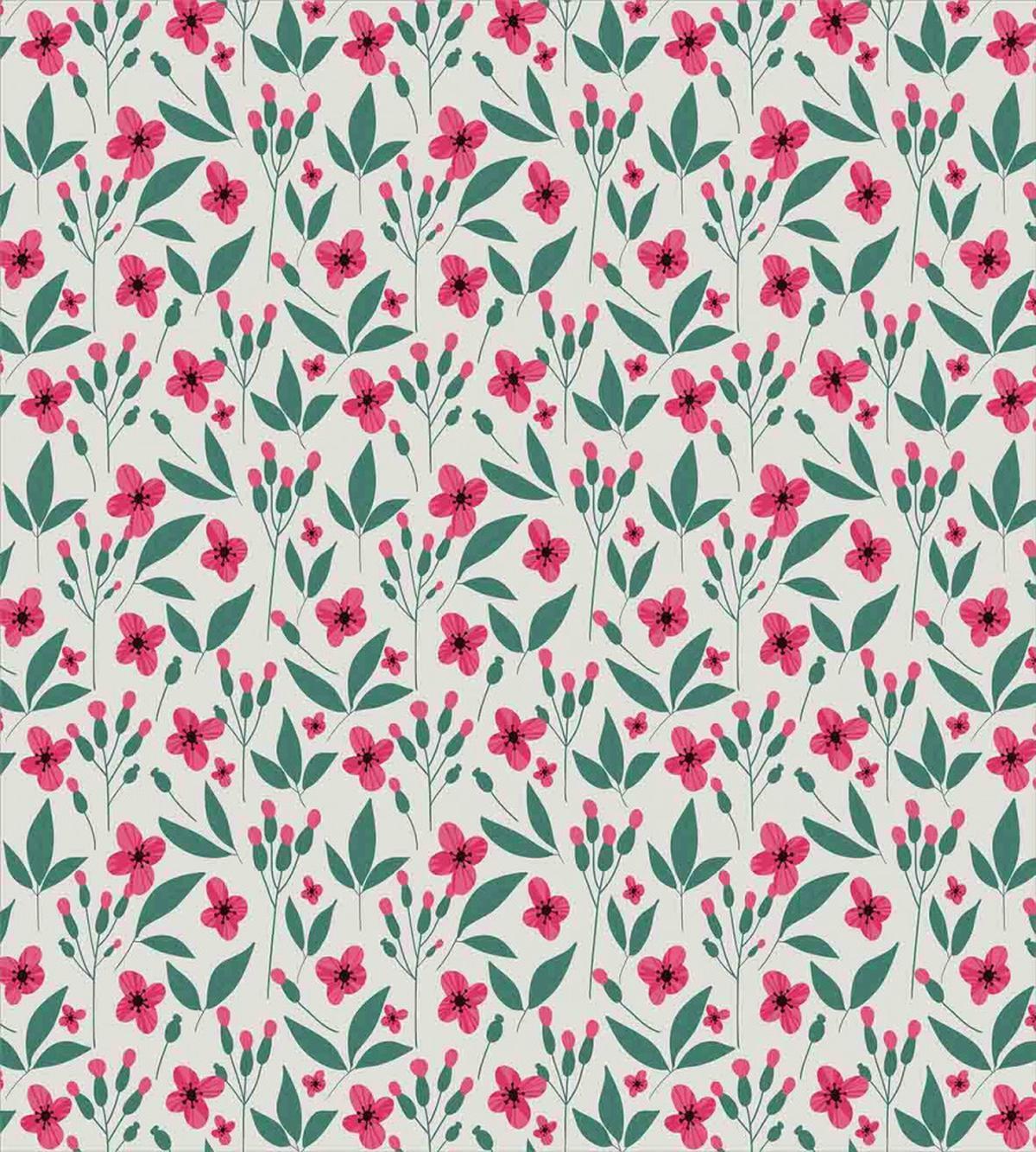 Shabby Iris Field Leaves — Pattern