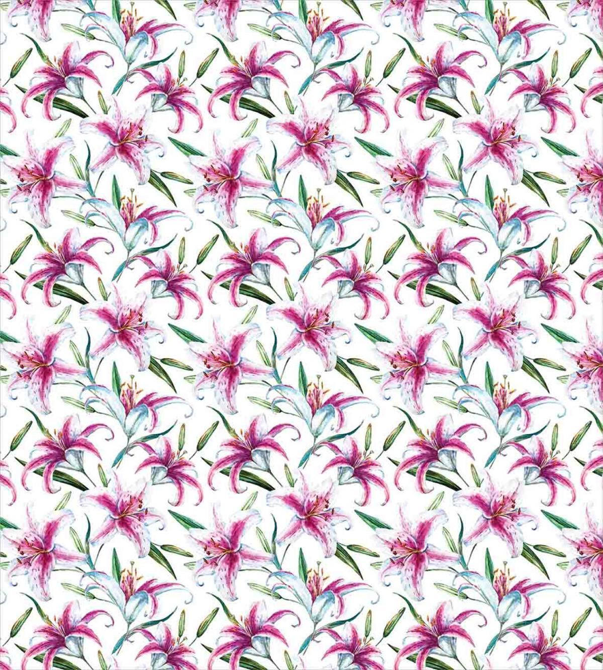 Vivid Wild Lily Flora — Pattern