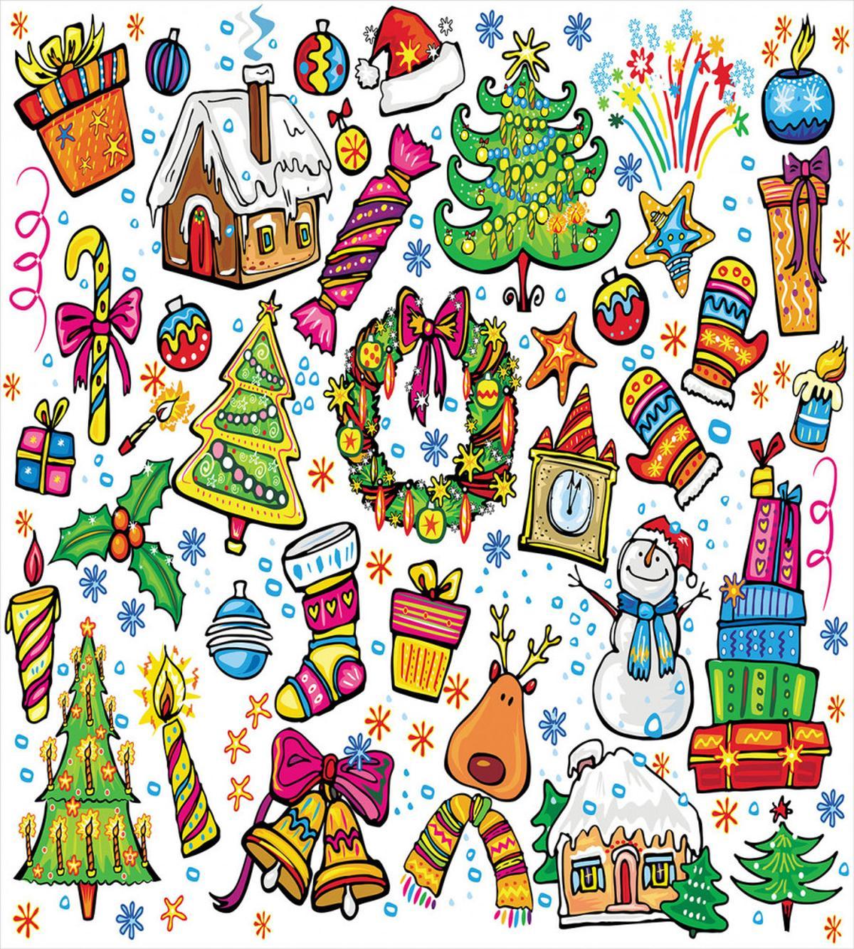 New Year Candies — Pattern