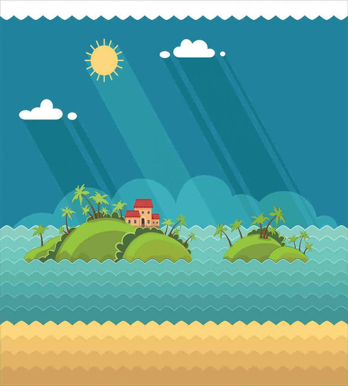 Tropical Islands Ocean — Pattern