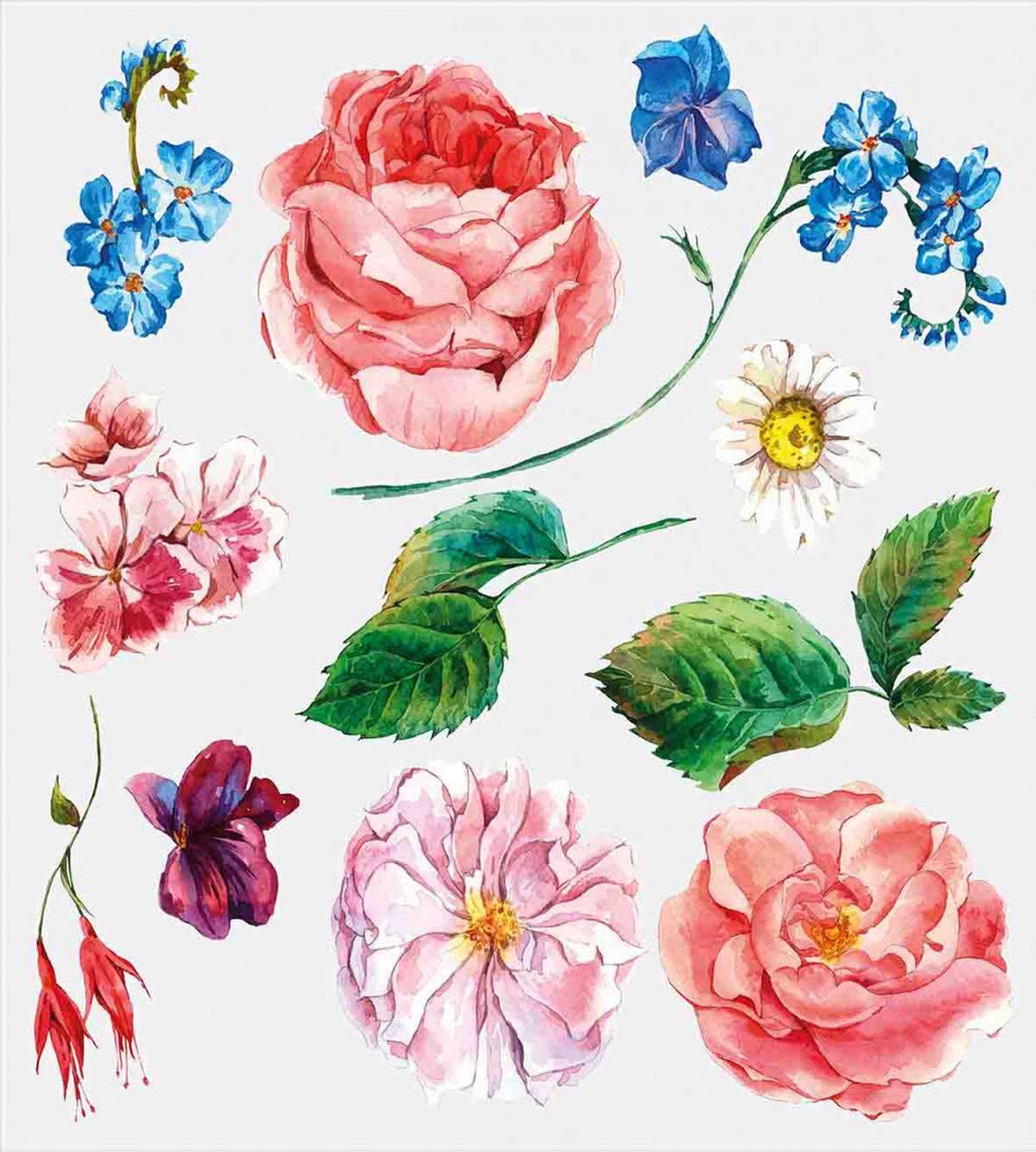 Bouquet Set with Rose — Pattern