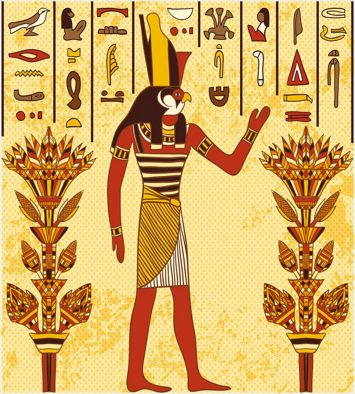 Egyptian Hieroglyph Myth — Pattern