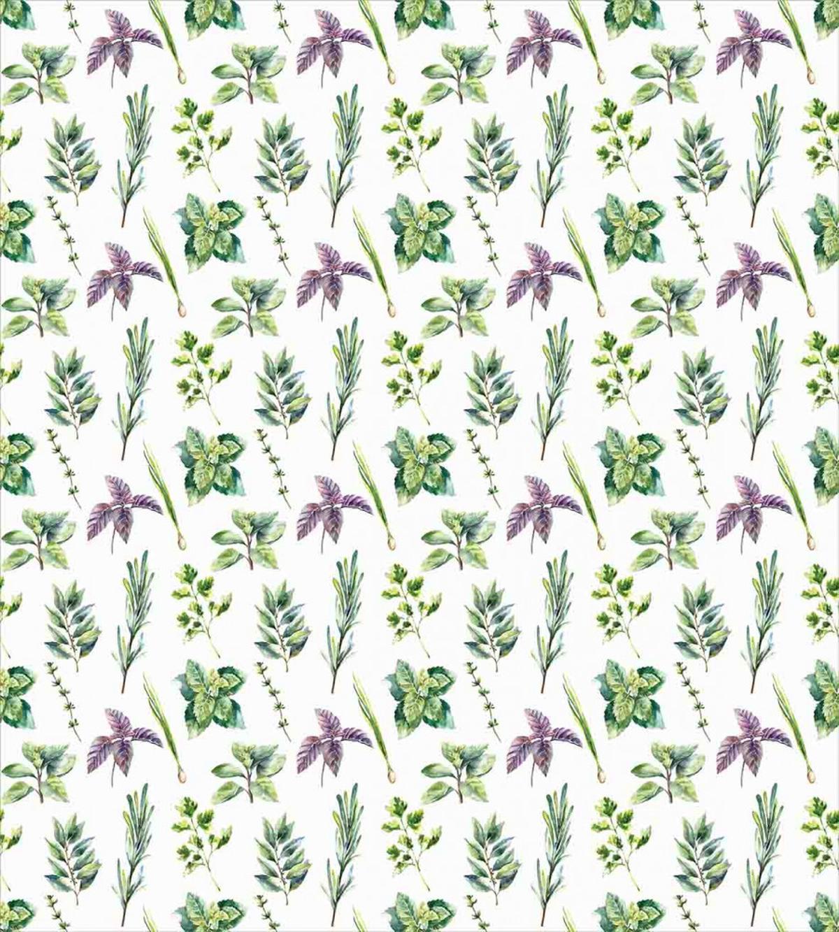 Watercolor Style Foliage — Pattern