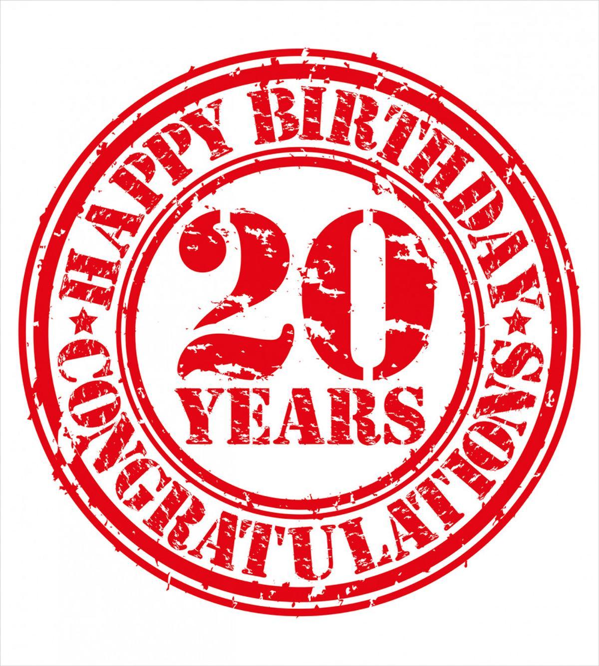 Birthday for 20 Old — Pattern