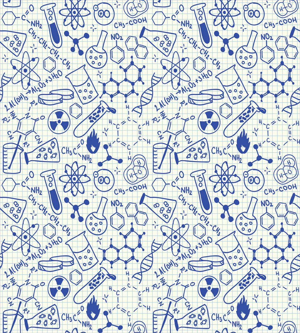 Geometry Chemistry Theme — Pattern
