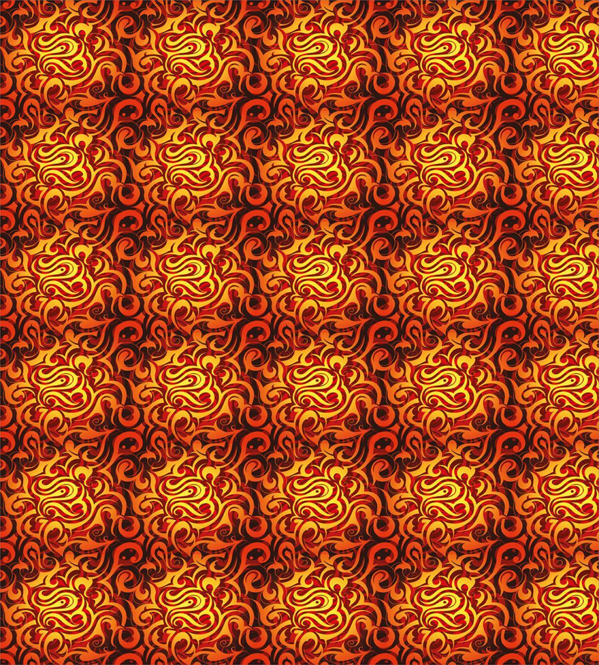 Floral Surreal Curves — Pattern
