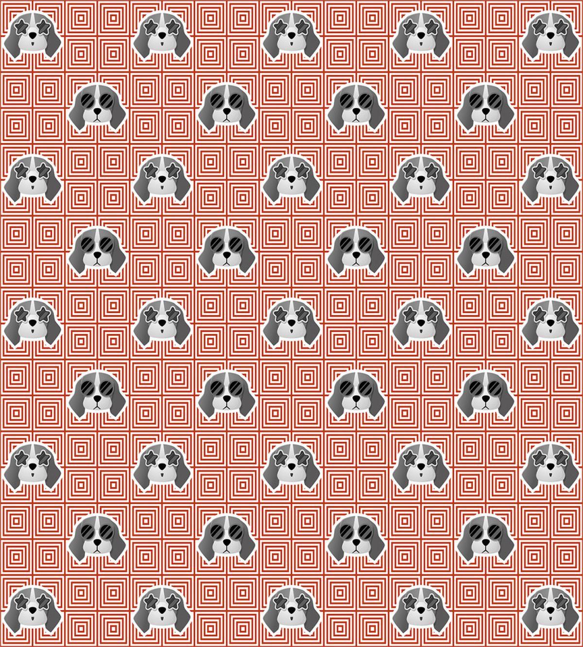 Beagle Puppy Squares — Pattern