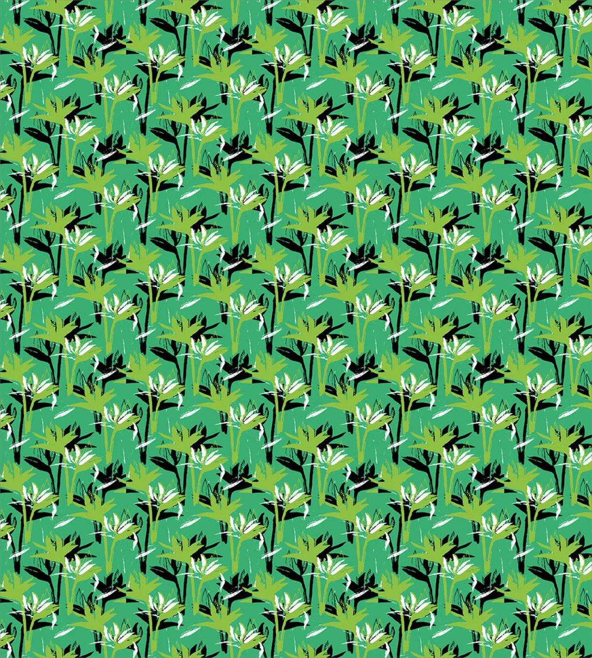 Tropical Strelitzia Floral — Pattern