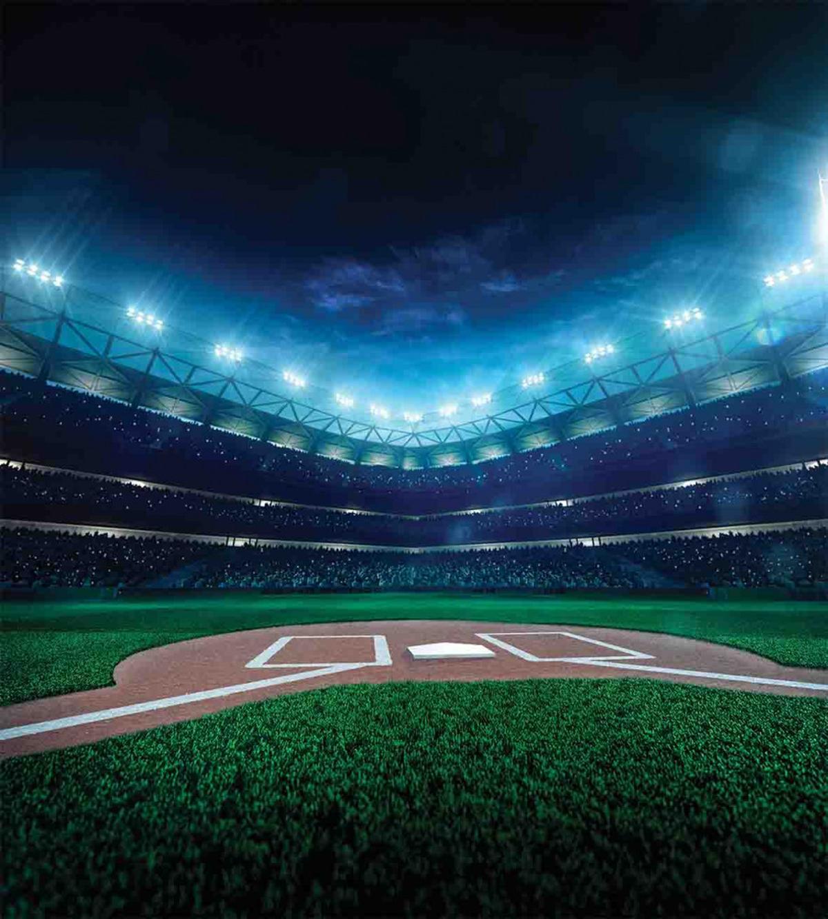 Baseball Stadium Night — Pattern