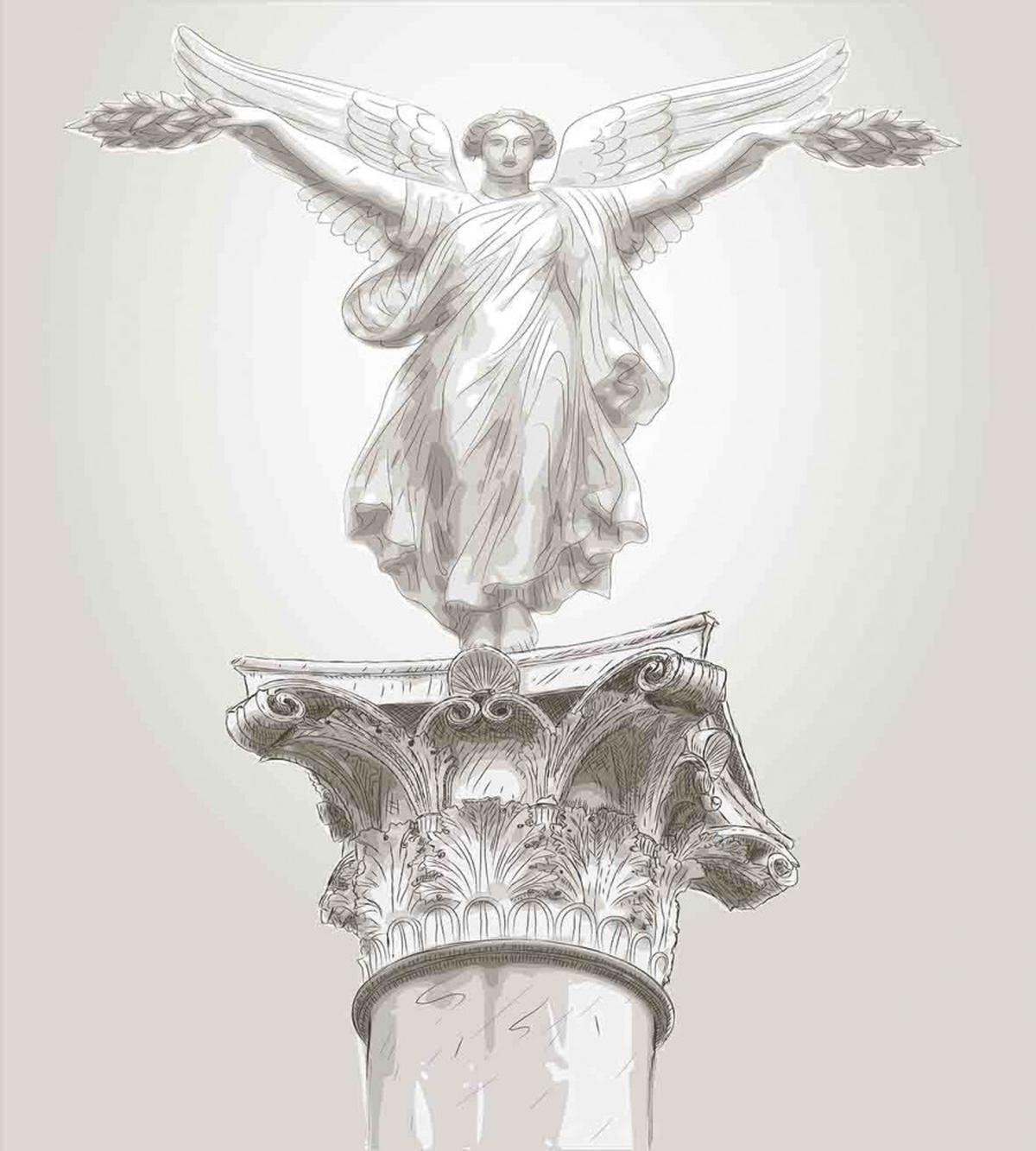 Angel Greek Myth Muse — Pattern