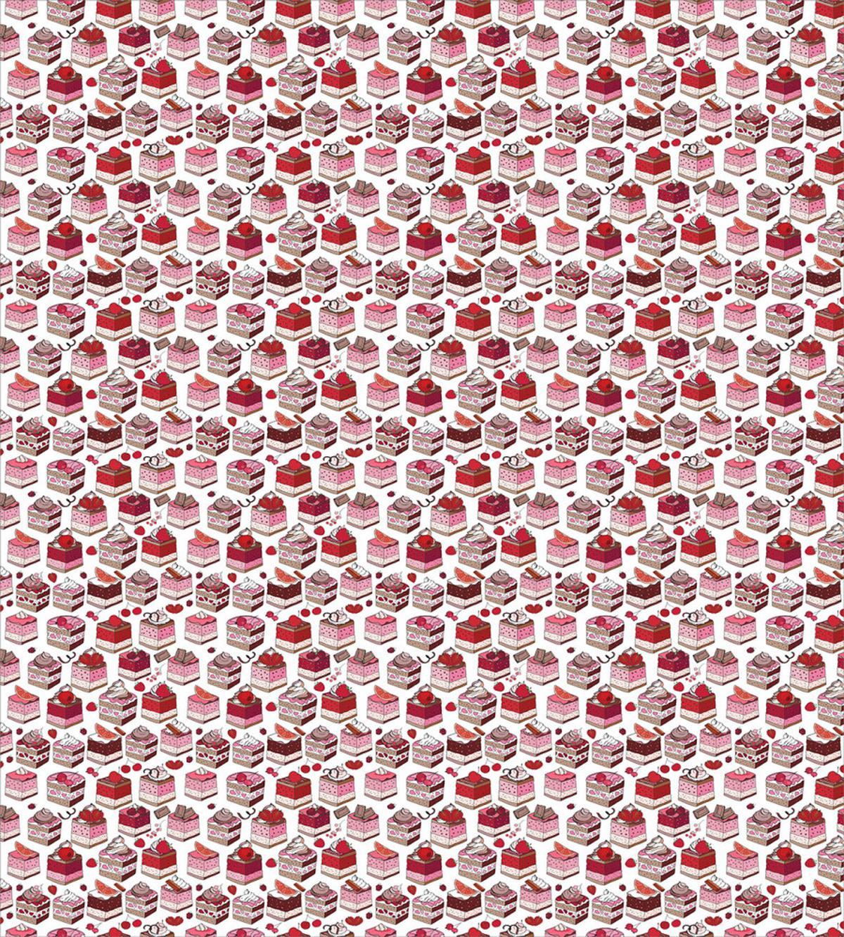 Delicious Cake Slices Food — Pattern