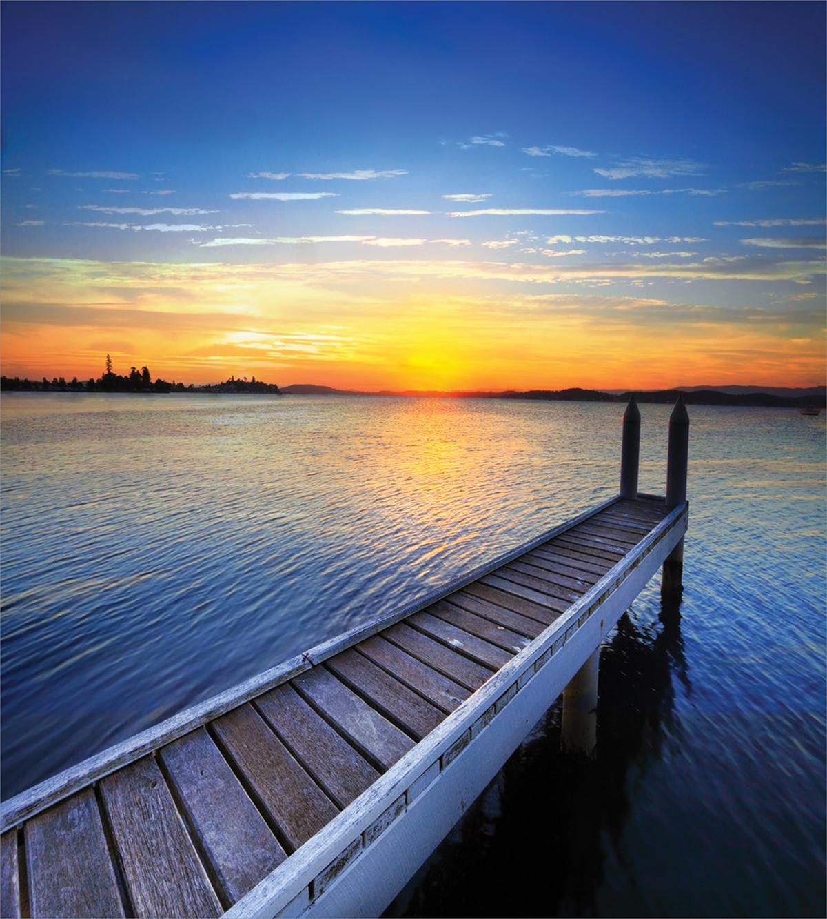 Tranquil Summer Sunset — Pattern