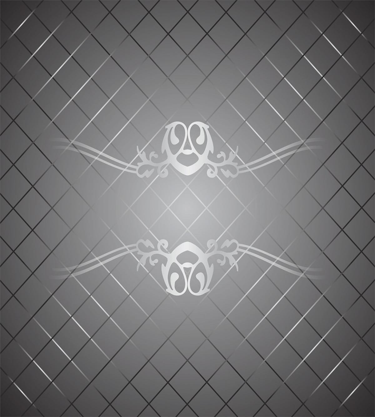 Checkered Pattern Scroll — Pattern