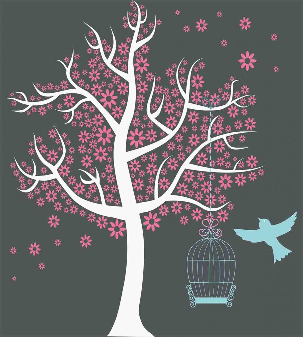 Tree Bitd Cage Leaves — Pattern