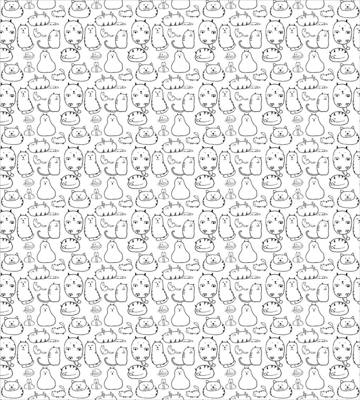 Lazy Furry Feline Pets — Pattern