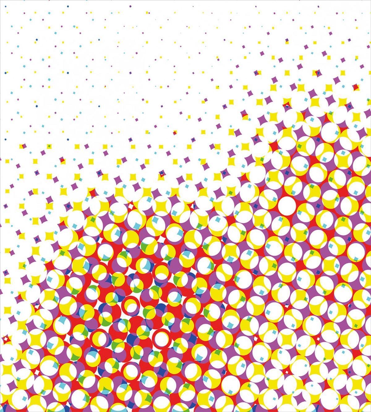 Colorful Halftone Effect — Pattern