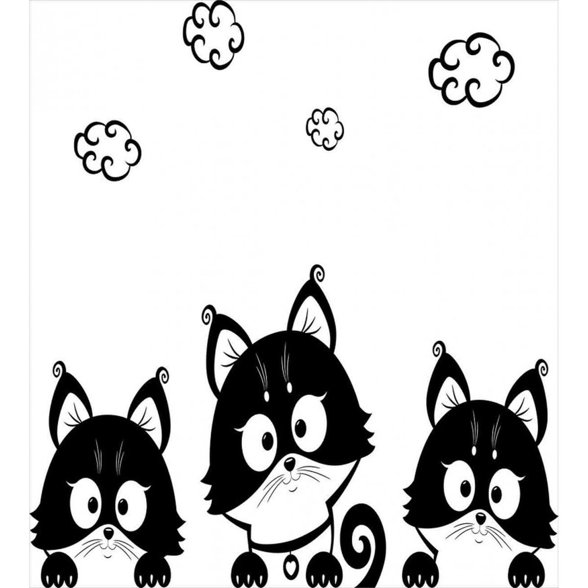 3 Kittens — Pattern