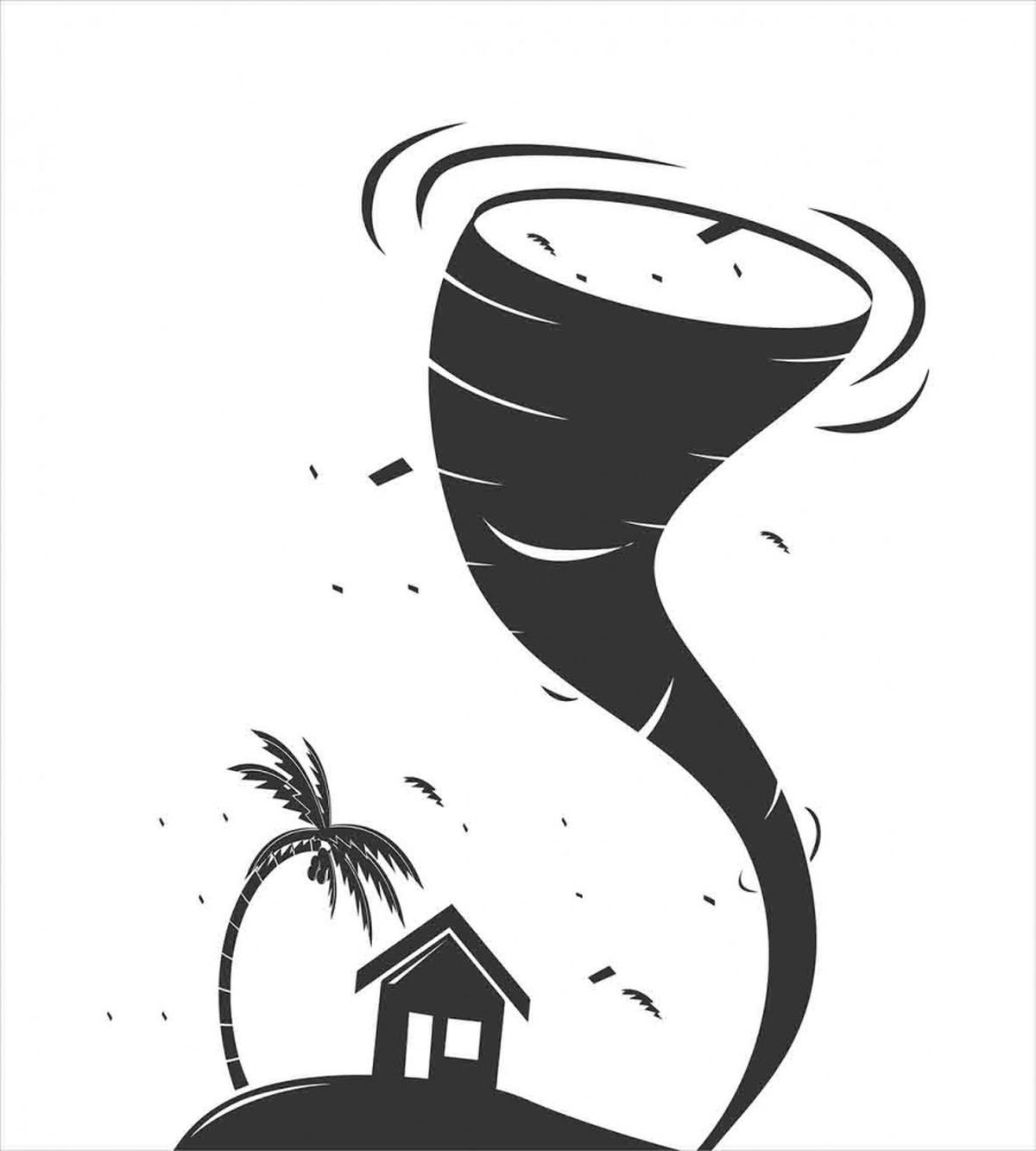 Hurricane and Little House — Pattern