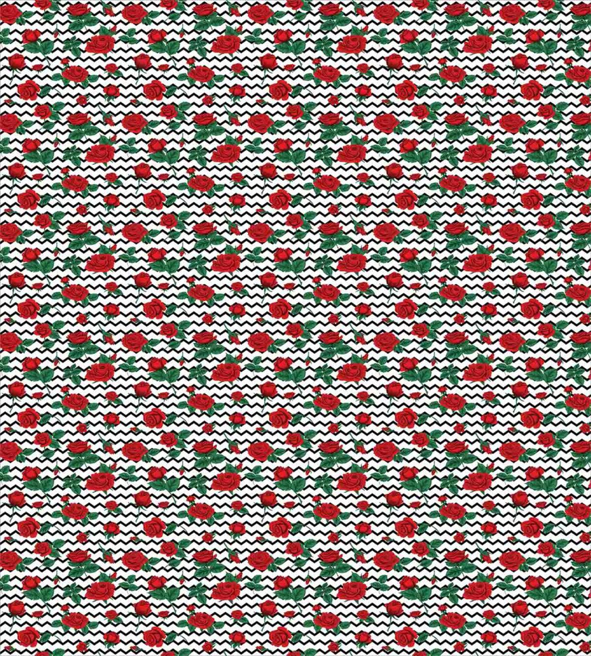Romantic Flower Chevron — Pattern