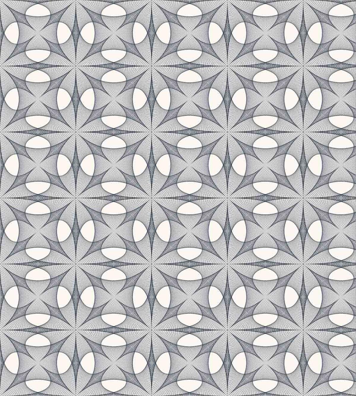 Angular Shapes Stripes — Pattern