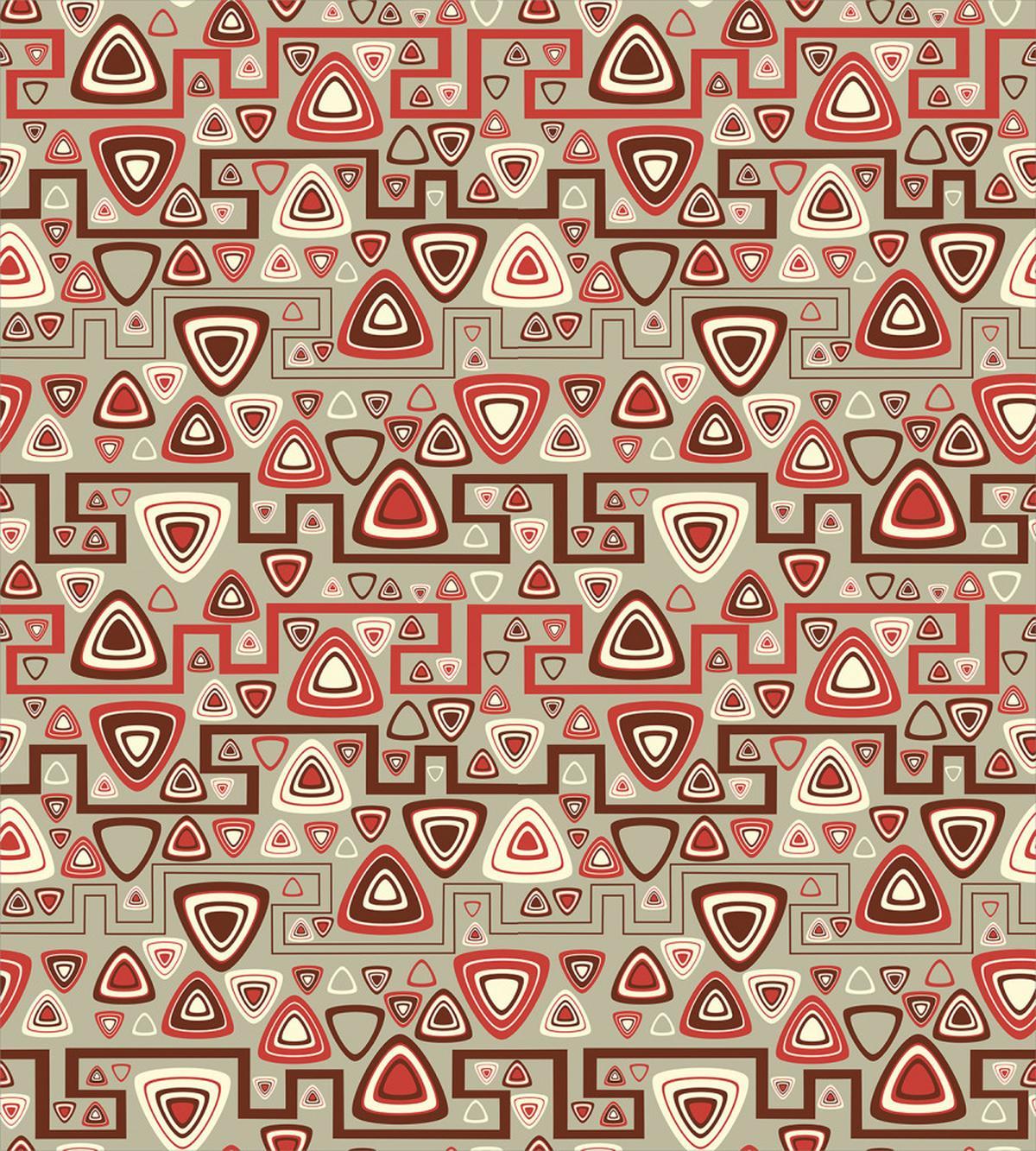 Rounded Triangles Art — Pattern