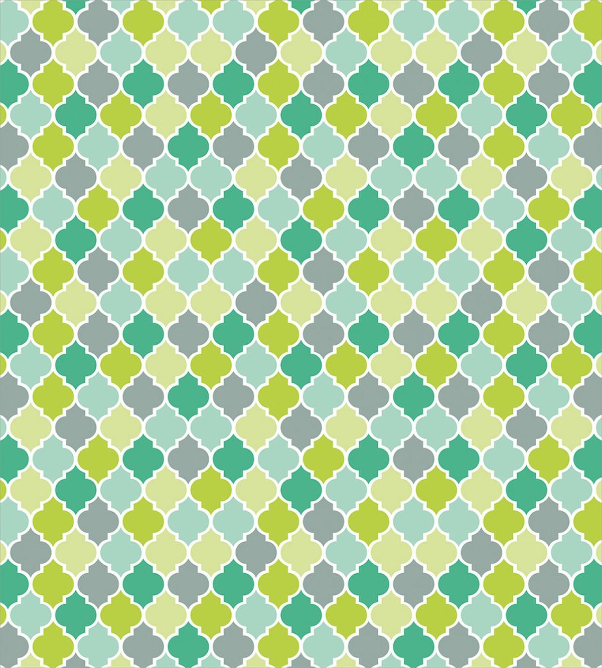 Vibrant Trellis Quatrefoil — Pattern