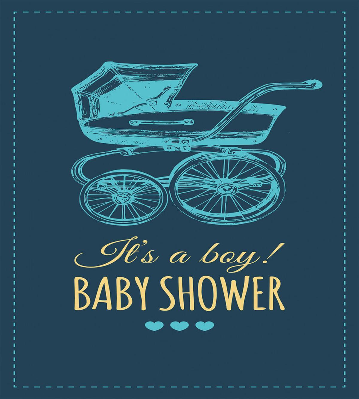 Vintage Boy Stroller — Pattern