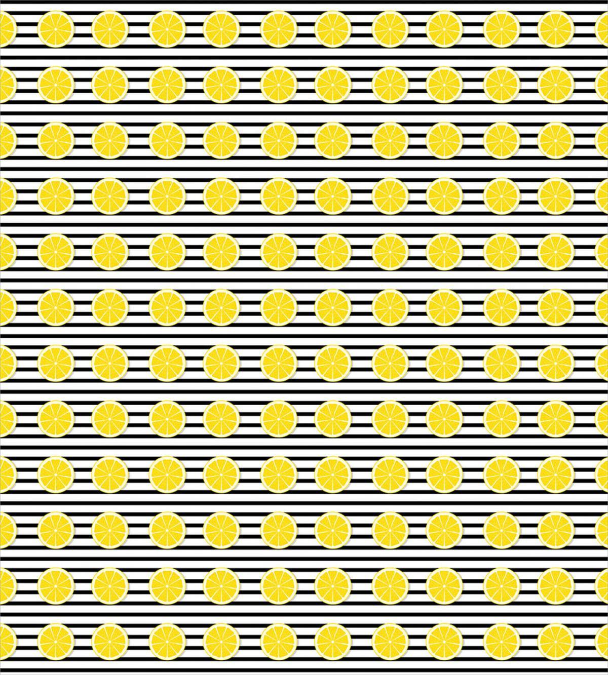 Citrus Fruits in Slices Art — Pattern