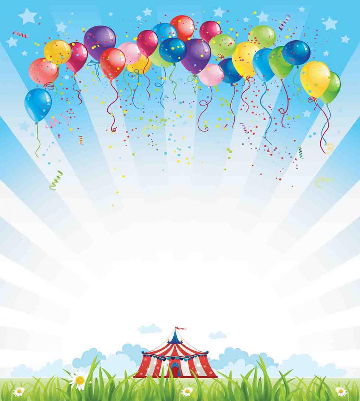 Balloon Clear Sky Travel — Pattern