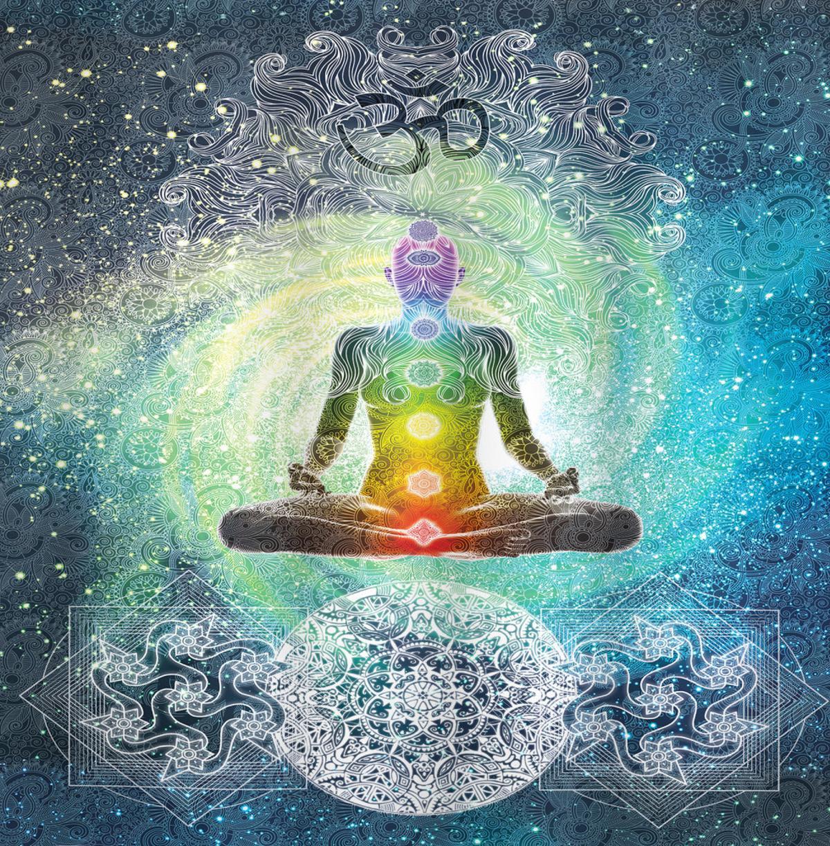 Mandala Zen Chakra Motif — Pattern