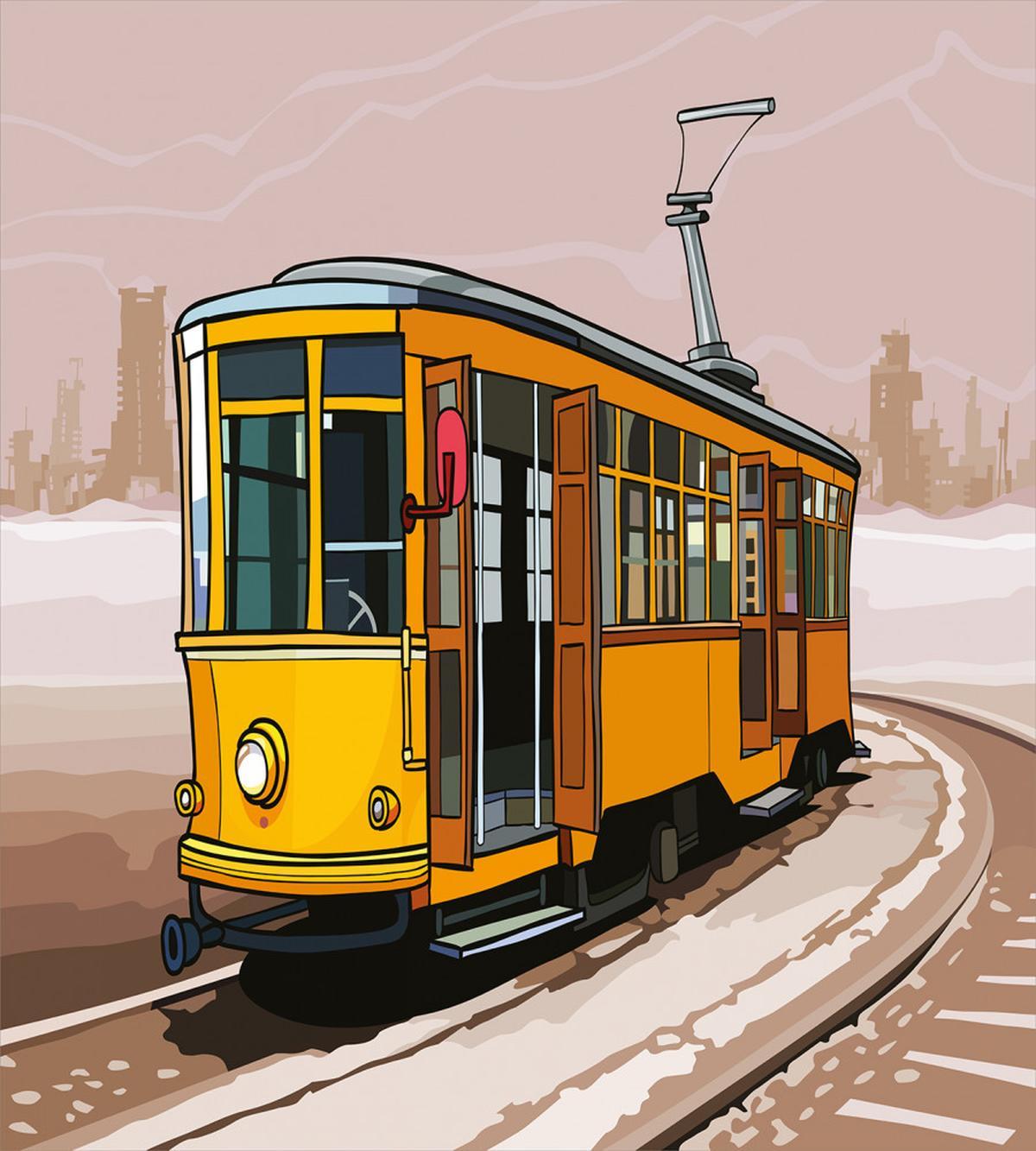 Train on Rail Roads — Pattern