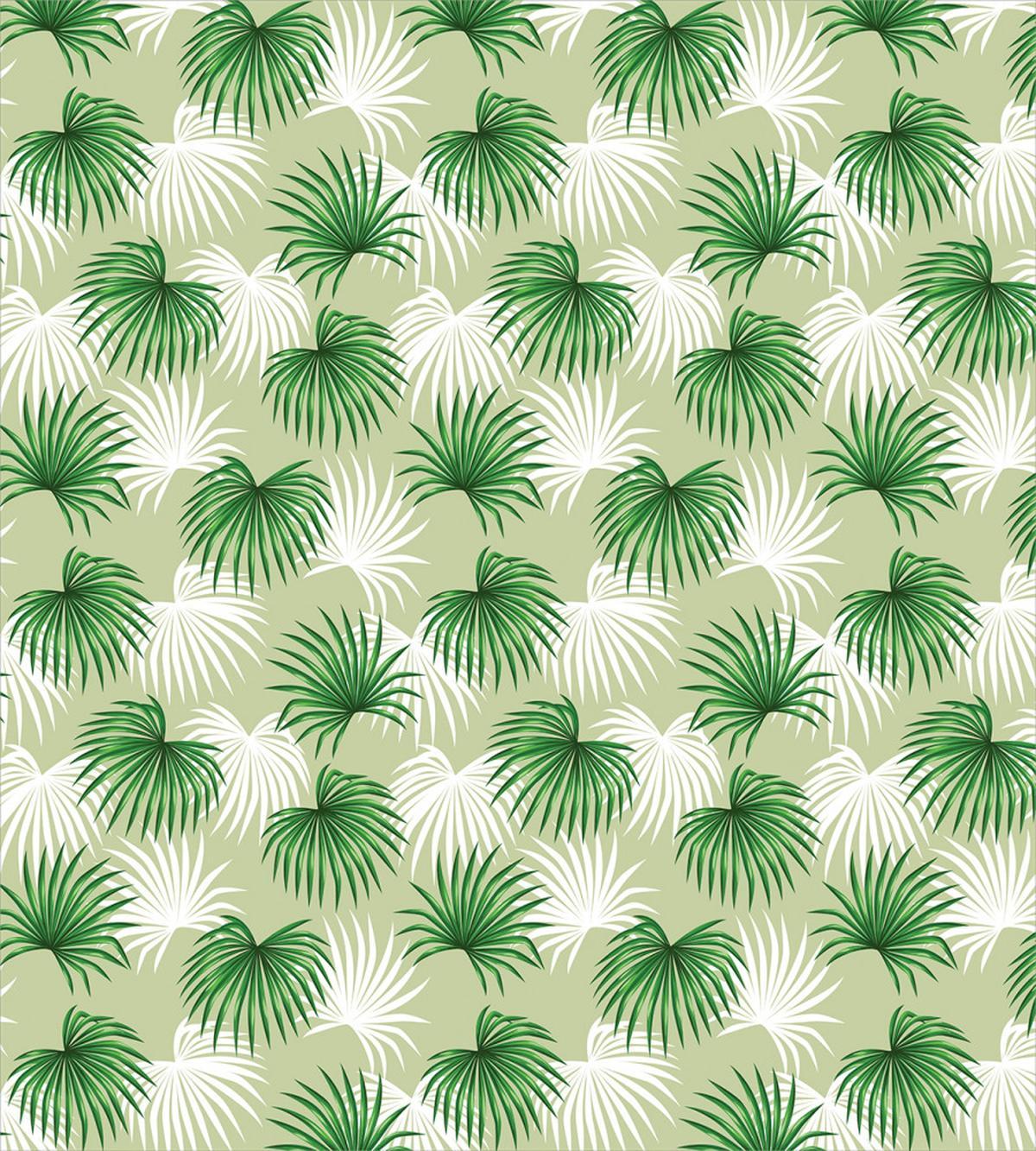 Palm Tree Island Foliage — Pattern