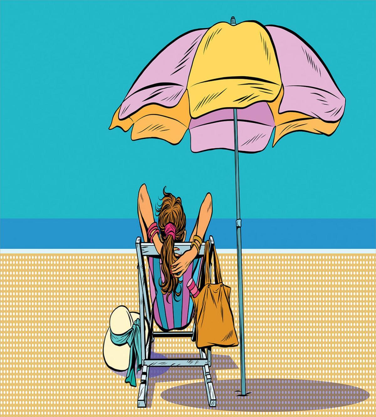 Lady on a Deckchair — Pattern