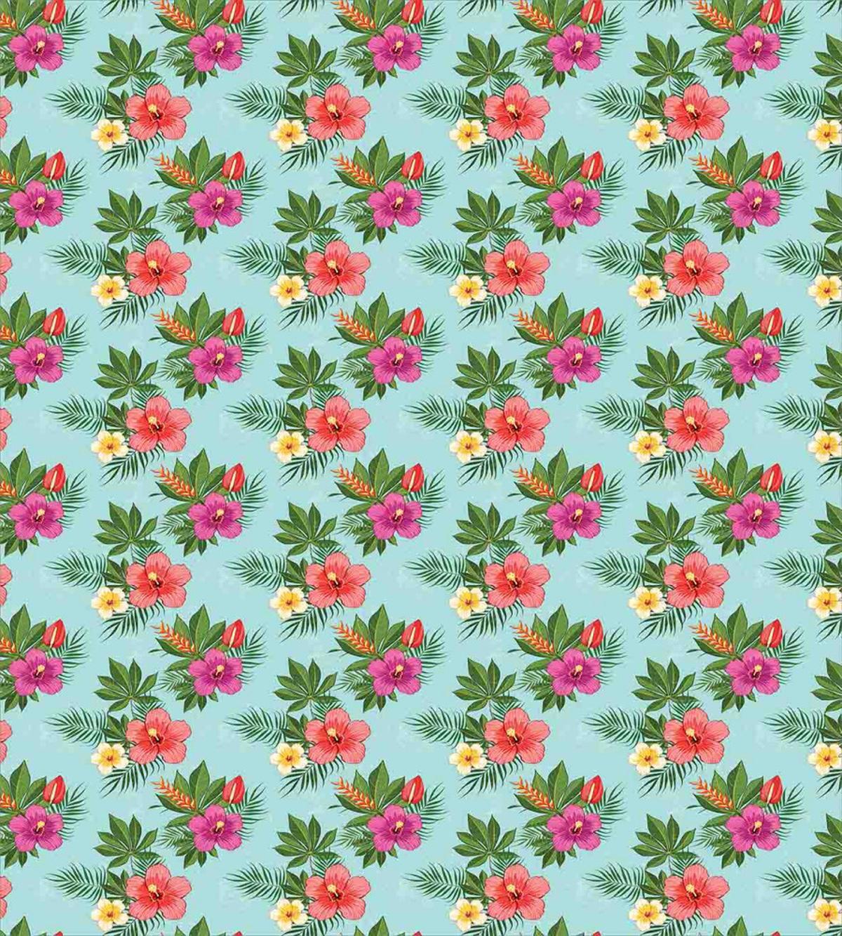 Blooming Hibiscuses — Pattern