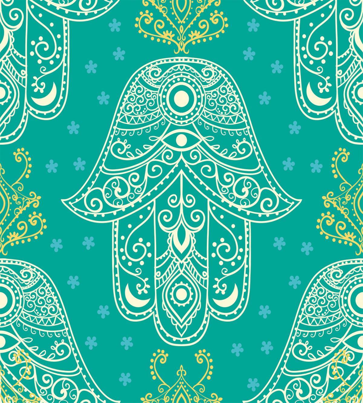 Hamsa Pattern Daisies — Pattern