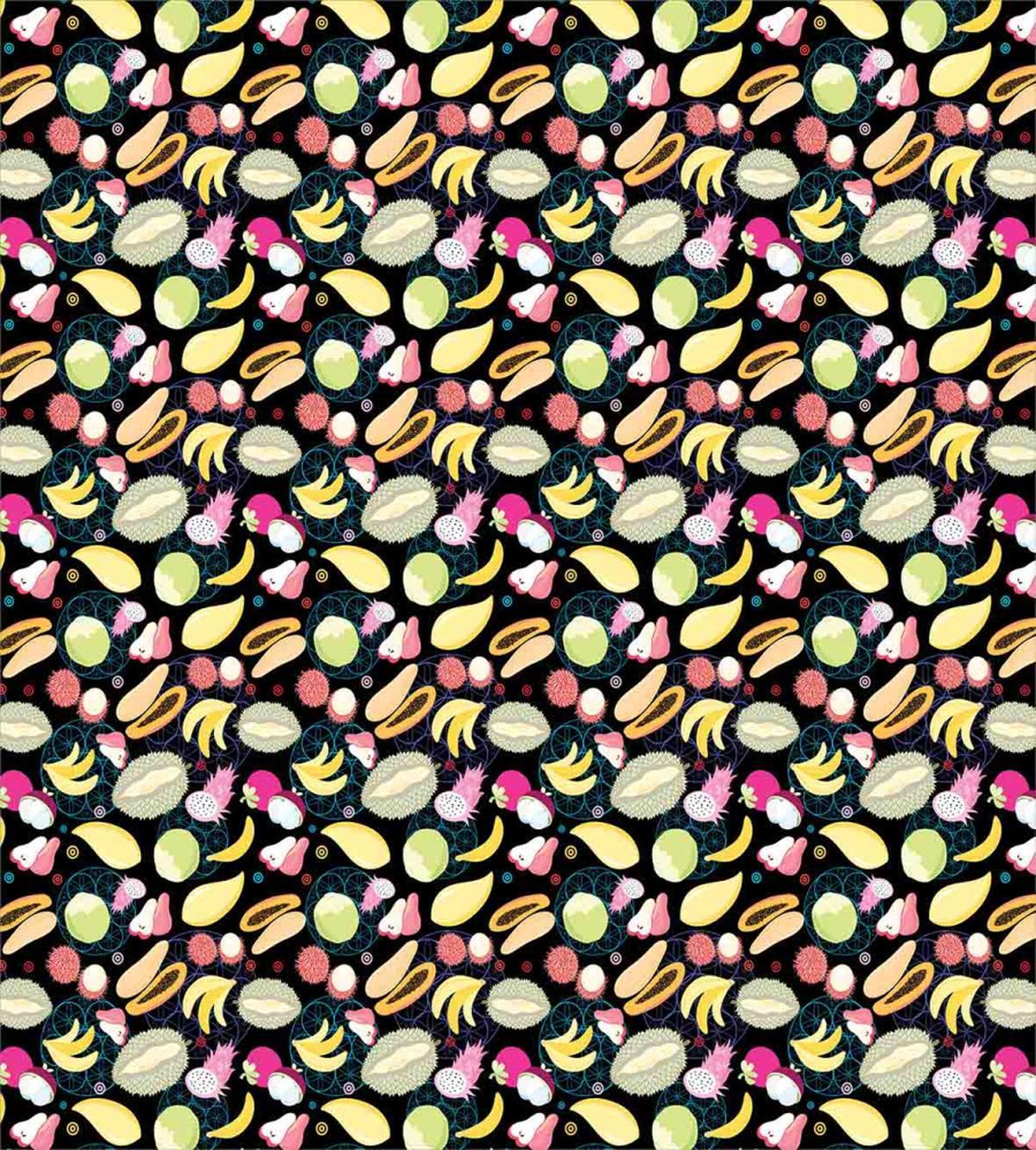 Graphic Exotic Fruits — Pattern