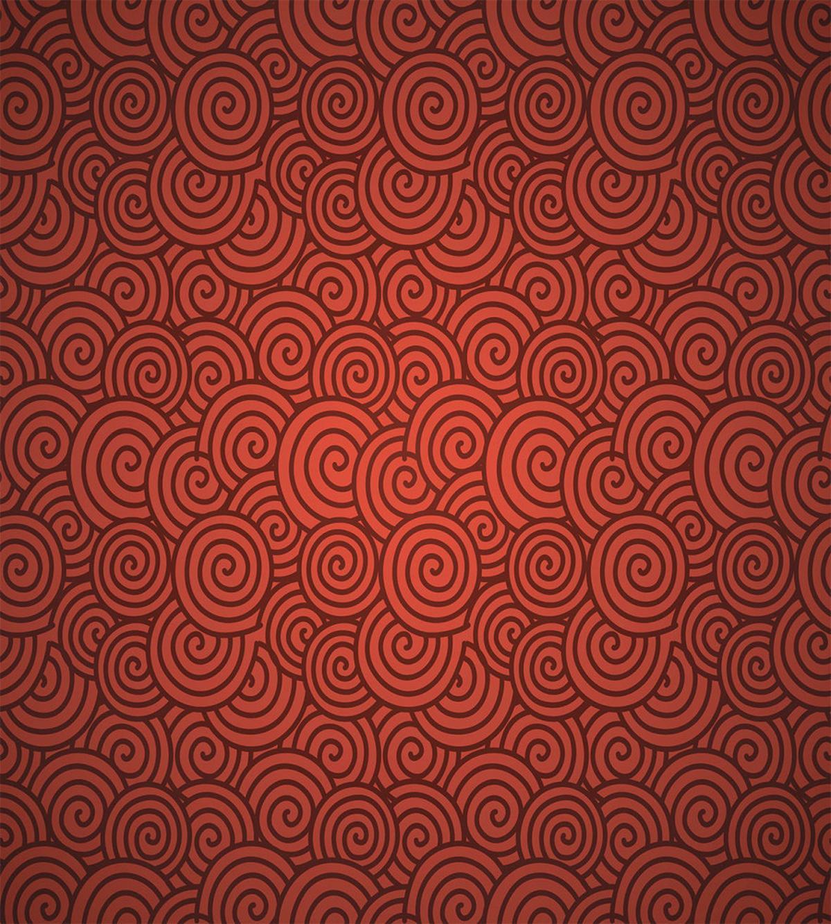 Spirals Chinese New Year — Pattern