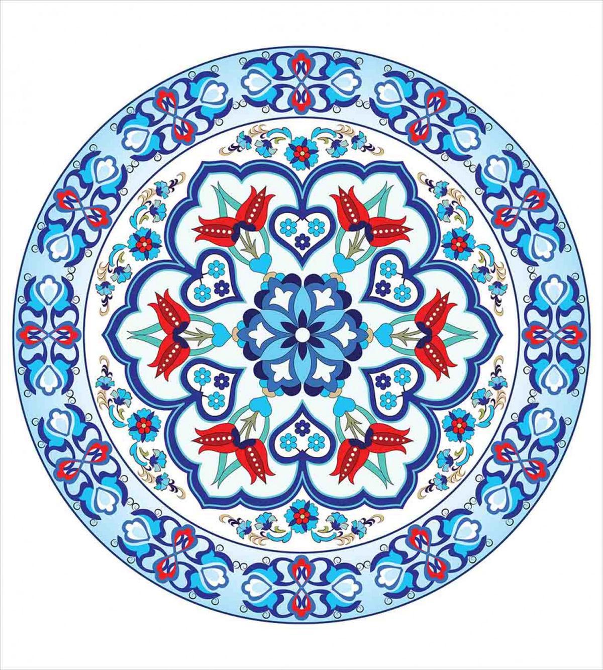European Floral Tulips — Pattern