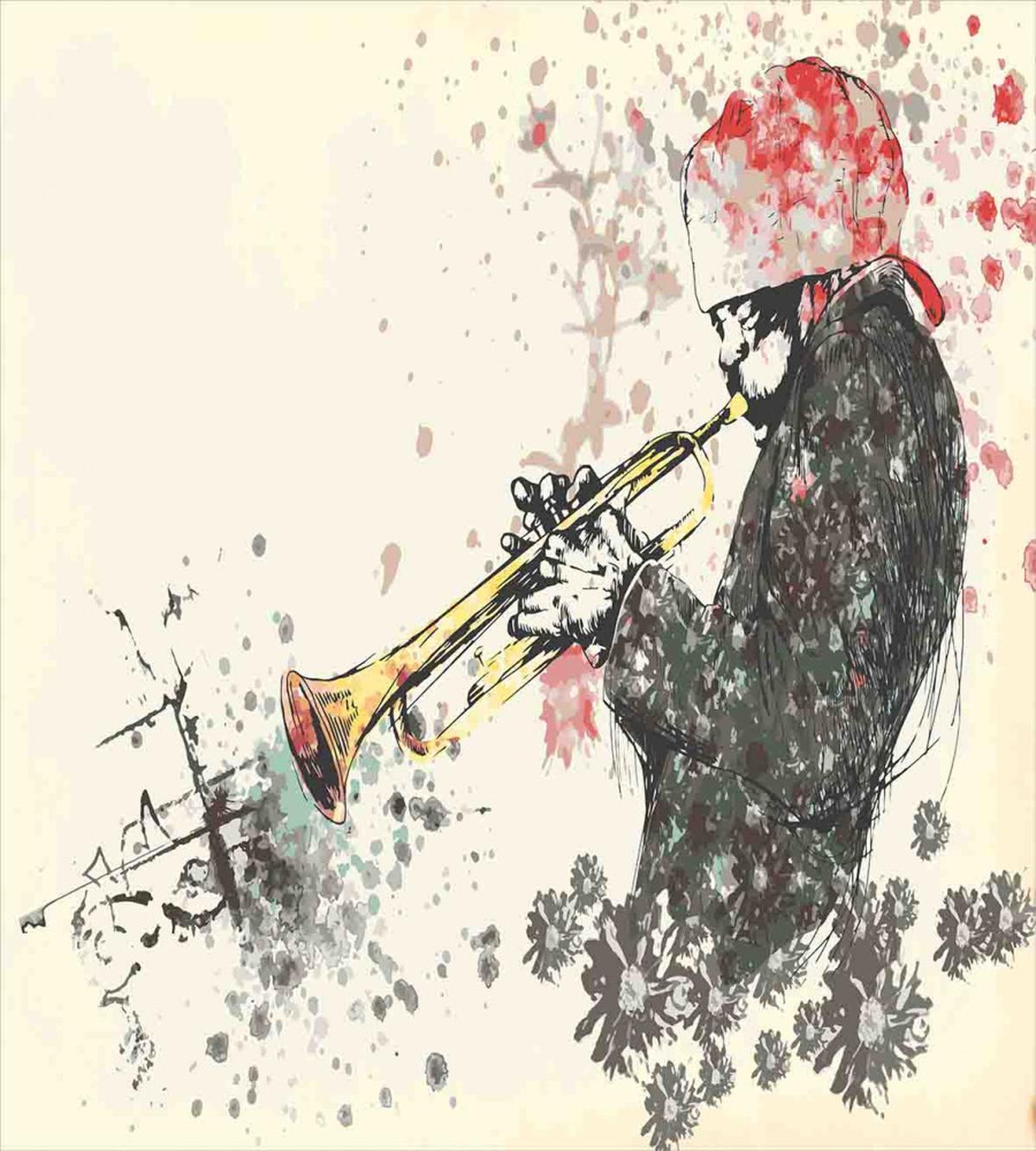 Trumpeter Flowers — Pattern