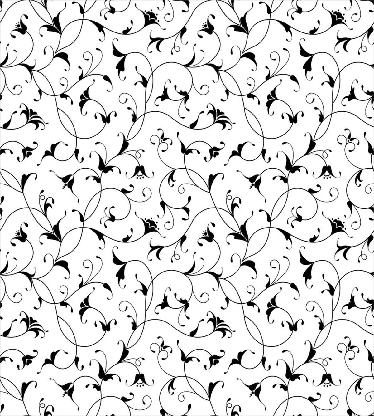 Oriental Leaf Designs — Pattern