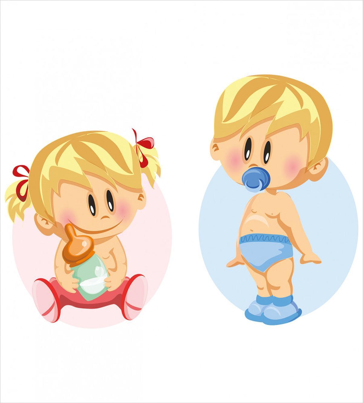 Happy Babies Playing — Pattern