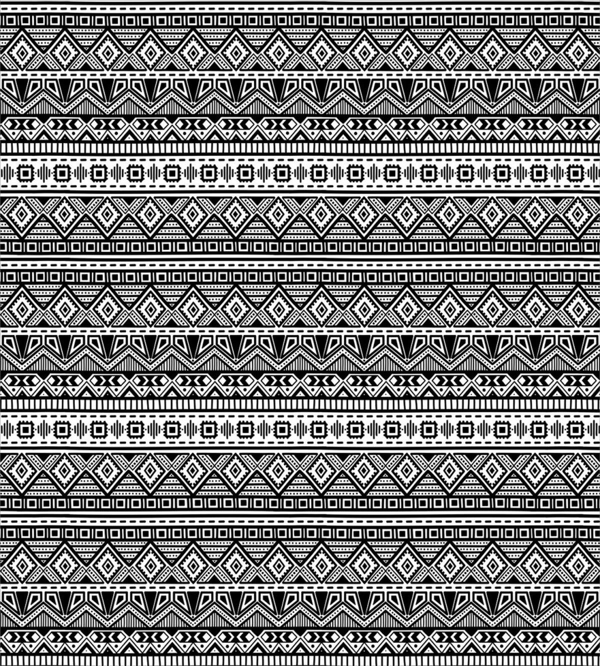 Monotone Shapes Zigzags — Pattern