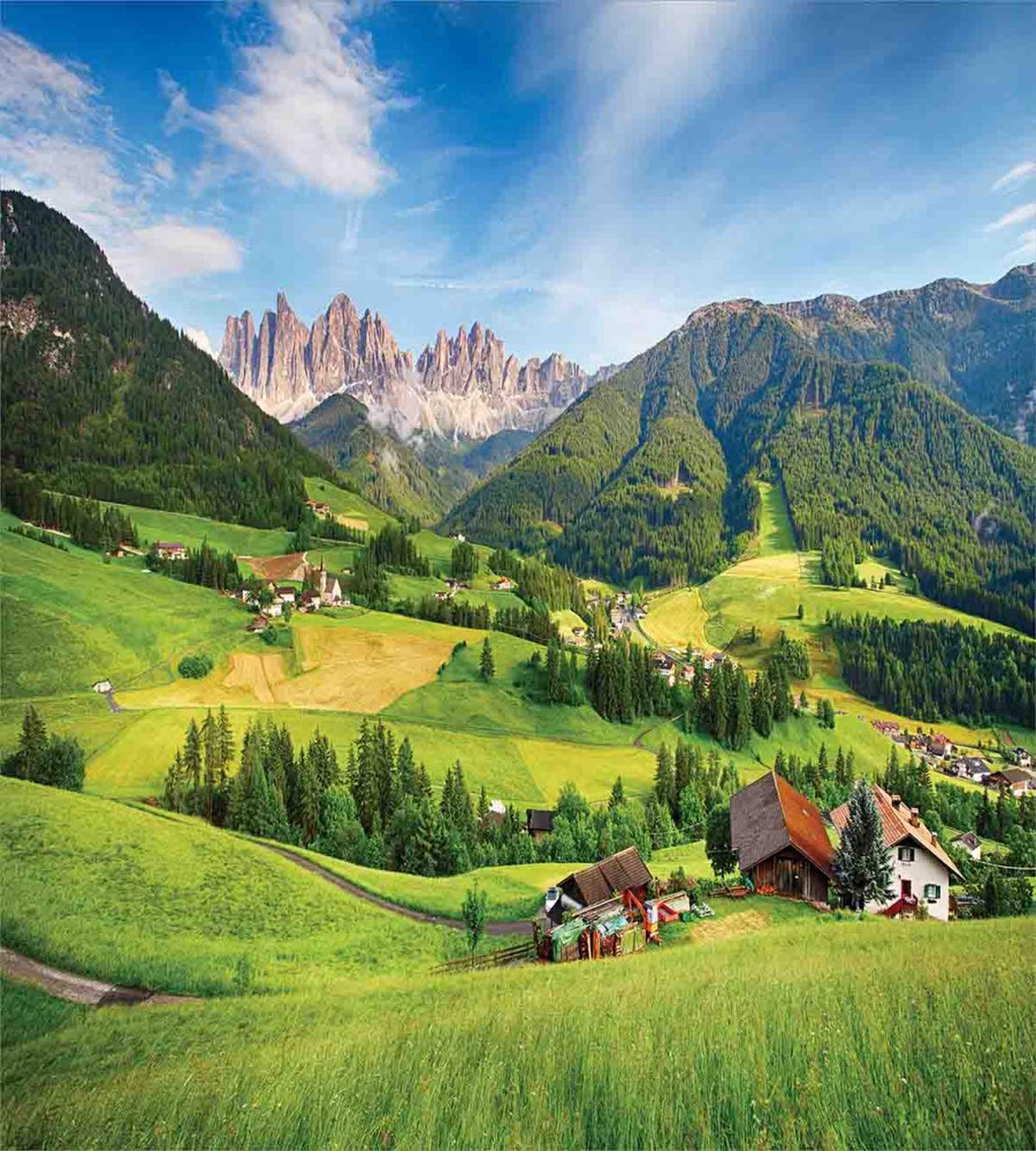 Alps in the Spring — Pattern