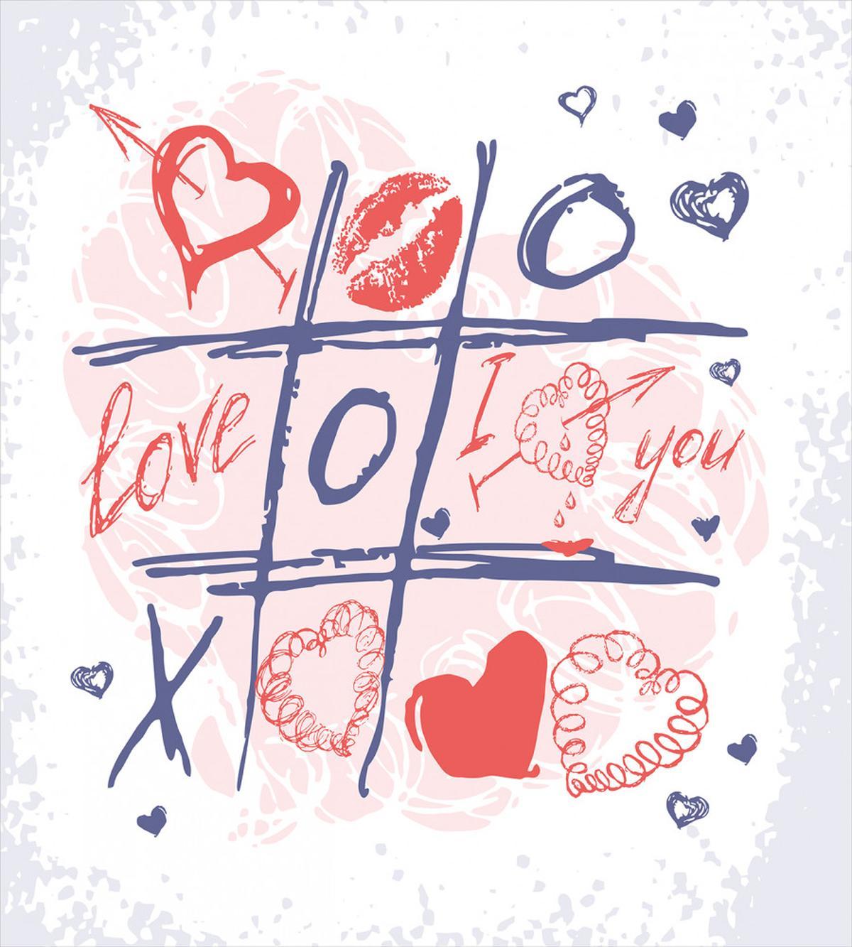 Xoxo Game with Lips — Pattern