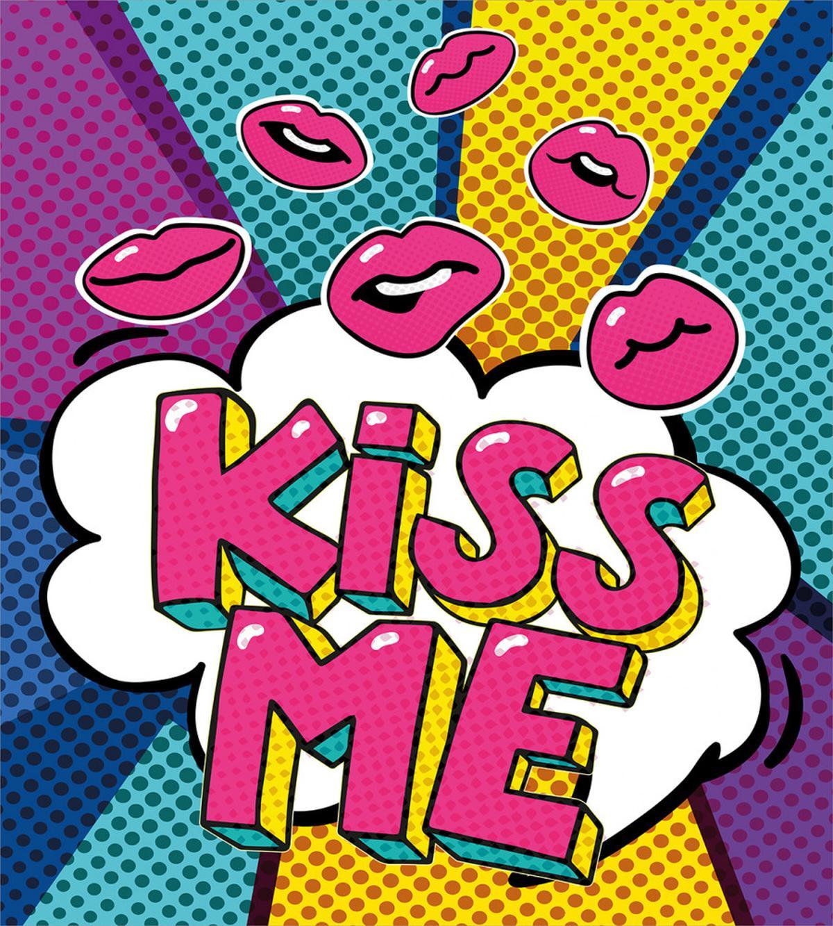 Word Bubble Pop Art Style — Pattern