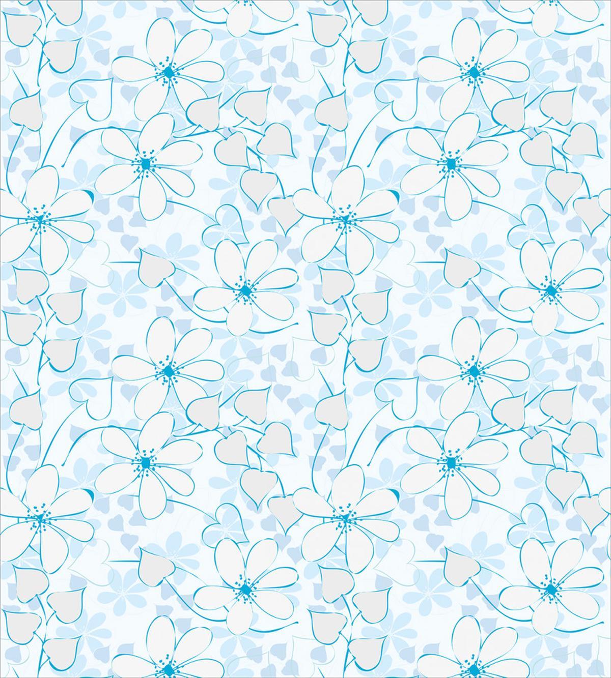 Abstract Flowers Hearts — Pattern