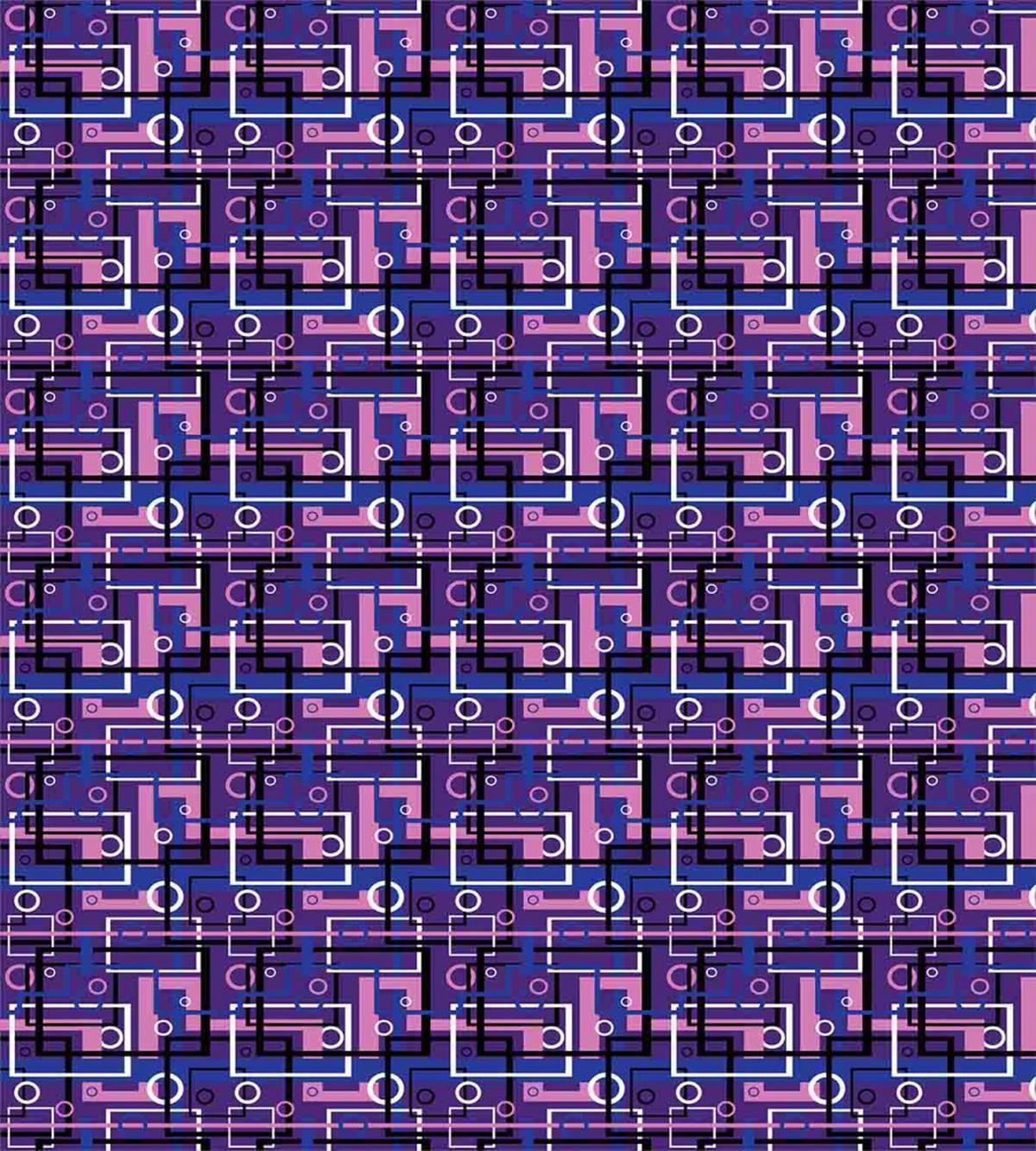 Maze Shapes Circles — Pattern