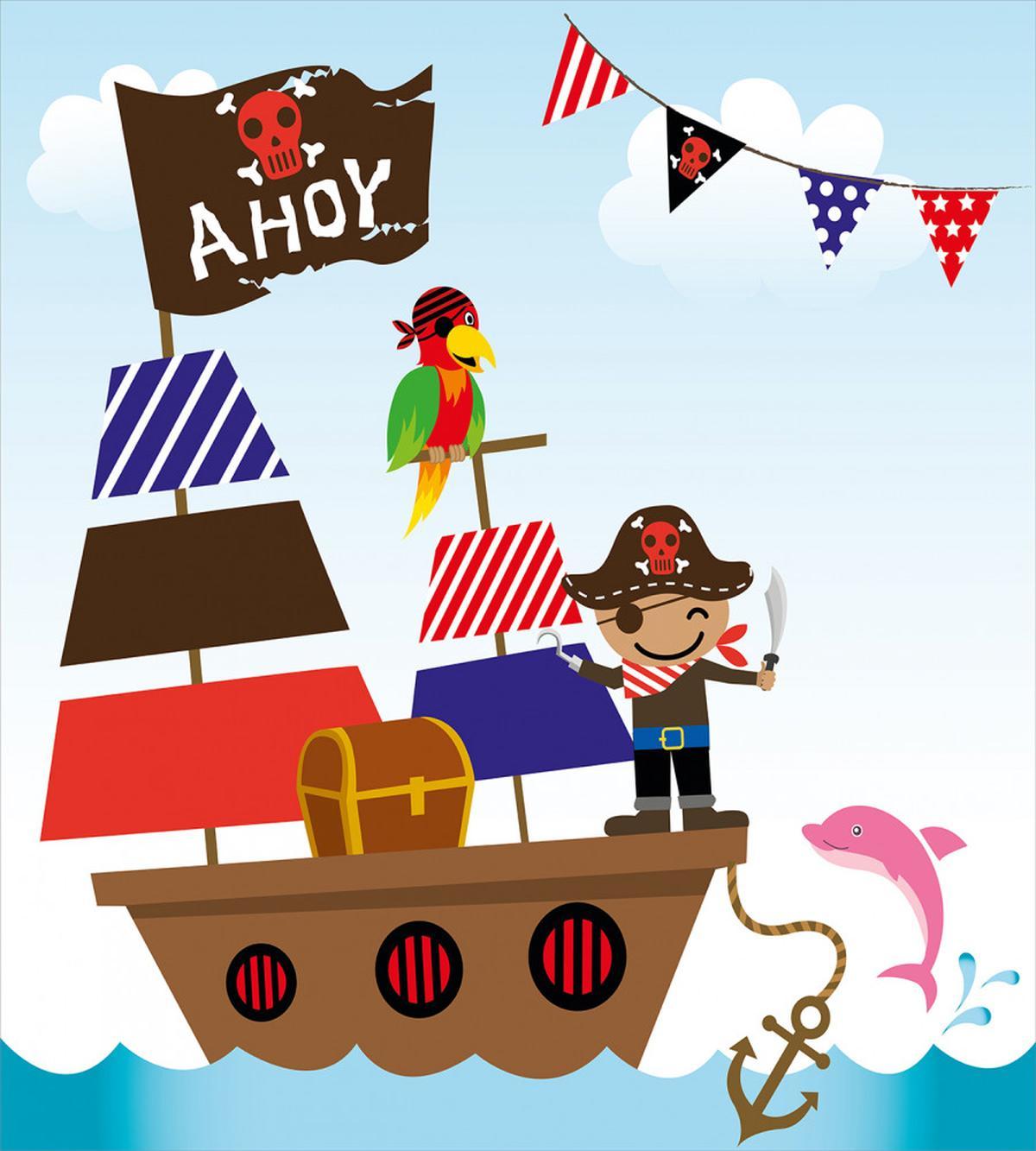 Pirate Ship Ocean — Pattern